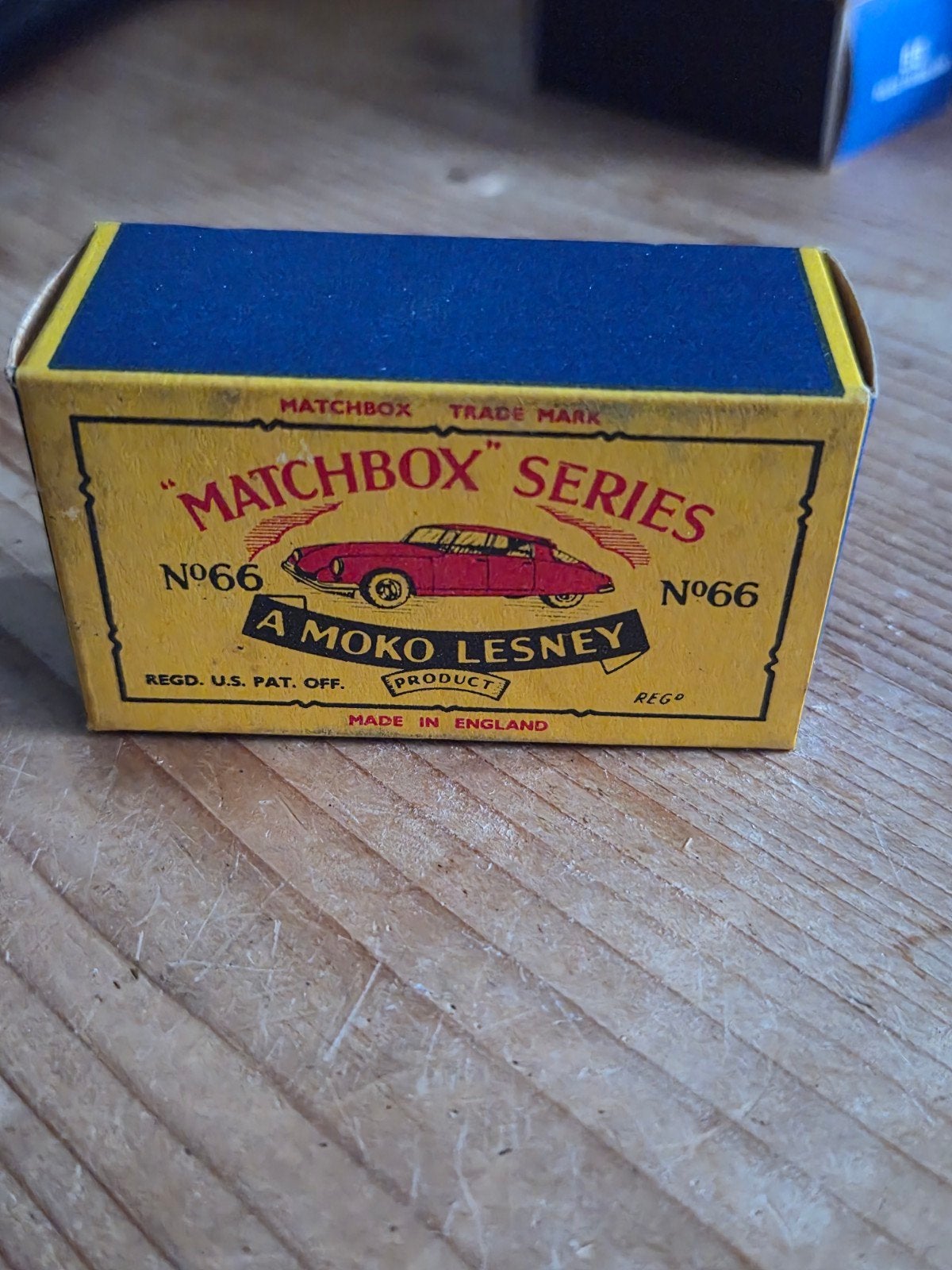 Matchbox series nr 66 ds 19 Citroën leeg doosje, Ophalen of Verzenden, Auto, Matchbox