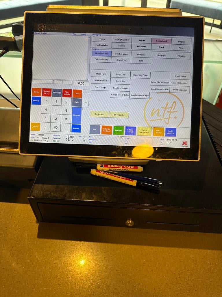 Kassa systeem met touchscreen, Ophalen of Verzenden