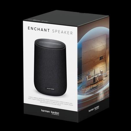 Harman Kardon Enchant Speaker Zwart, Zo goed als nieuw, 60 tot 120 watt, Front, Rear of Stereo speakers, Ophalen