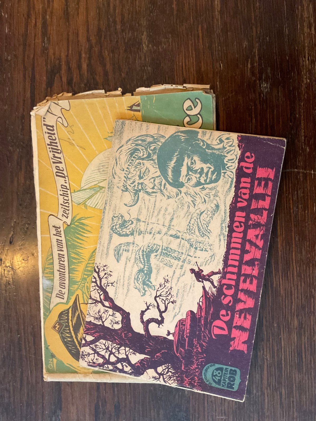 Kapitein Rob nr.48 en Avonturen van zeilschip De Vrijheid., Meerdere stripboeken, Ophalen of Verzenden, Gelezen