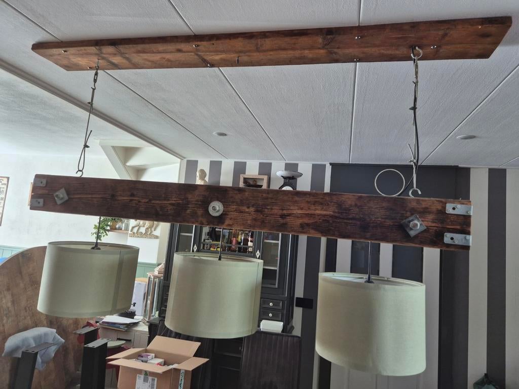 Industriële hanglamp, Ophalen, 75 cm of meer