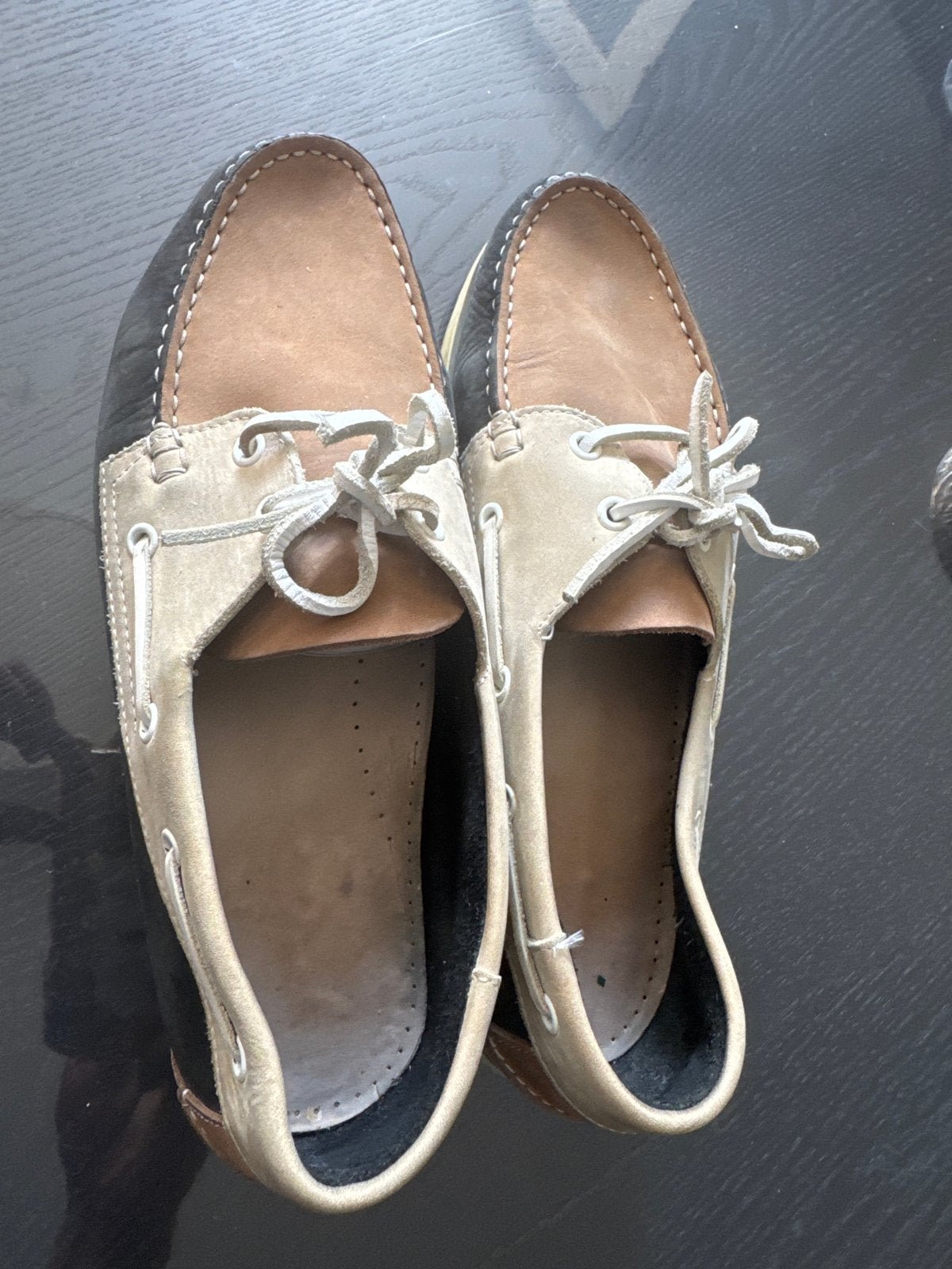 Stijlvolle heren bootschoenen - Bruin/Zwart, Ophalen, Gedragen, Bruin, Loafers
