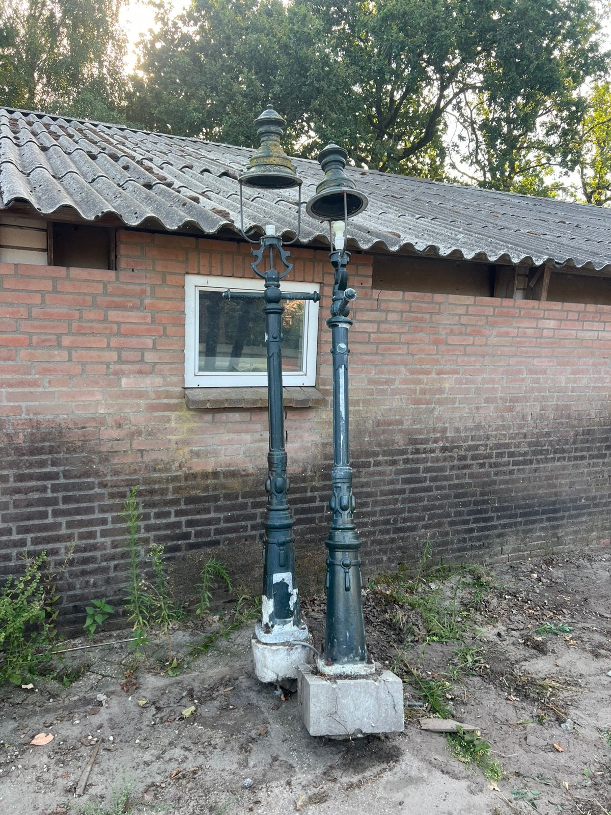 Lantaarns aluminium, Ophalen, Staande lamp, Aluminium, 50 tot 250 watt
