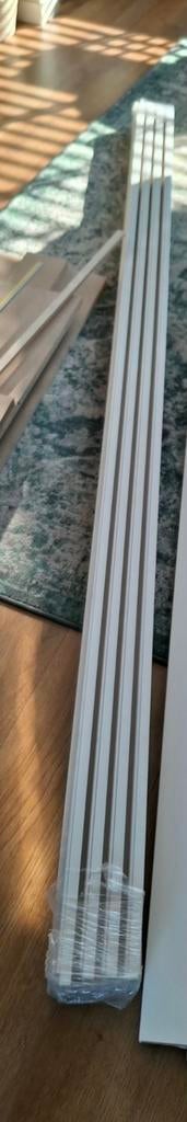 Witte MDF Muurplint Cubicbloc 70mm - Nieuw, Doe-het-zelf en Verbouw, Plinten en Afwerking, Ophalen, Nieuw, Mdf, 200 tot 250 cm