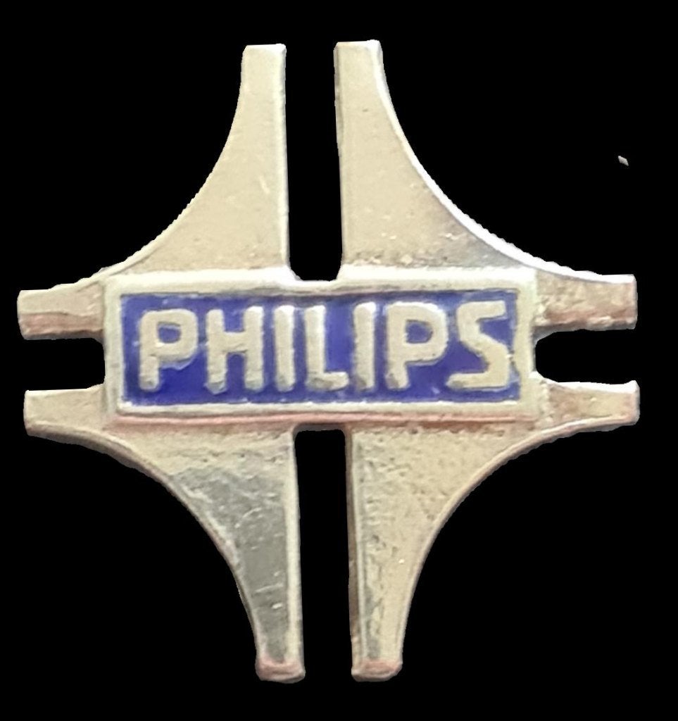 Philips radio speld- blauw zilverkleur, Verzenden, Nieuw, Merk, Speldje of Pin
