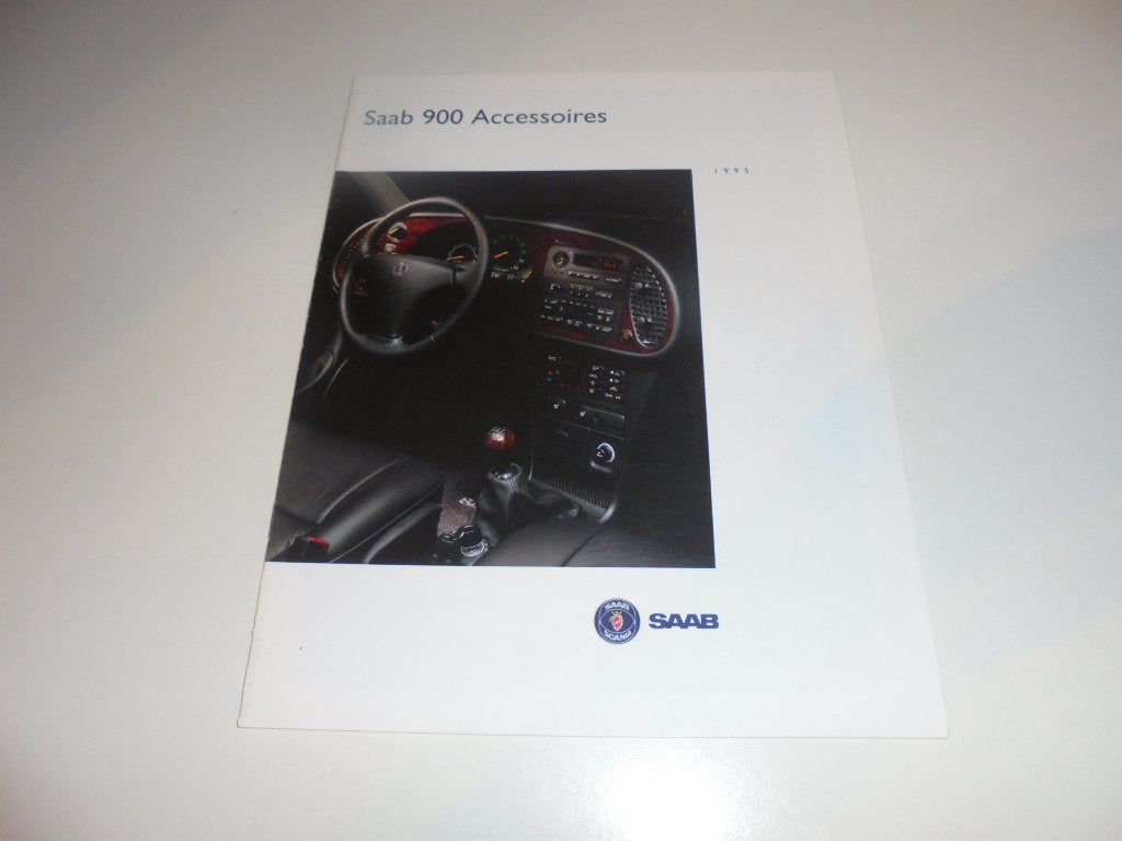 brochure Saab 900 accessoires  1995, Ophalen of Verzenden, Nieuw, Overige merken