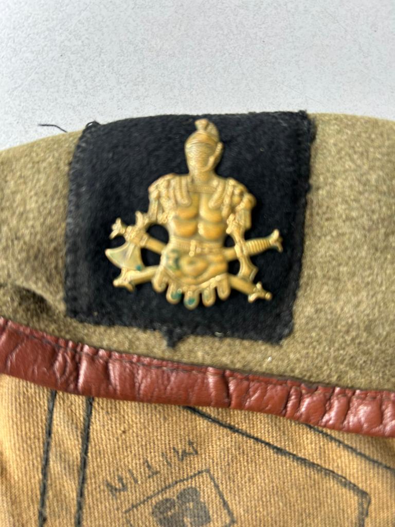 Belgische baret Genie 1961, Verzamelen, Ophalen of Verzenden, Landmacht, Overige gebieden, Helm of Baret
