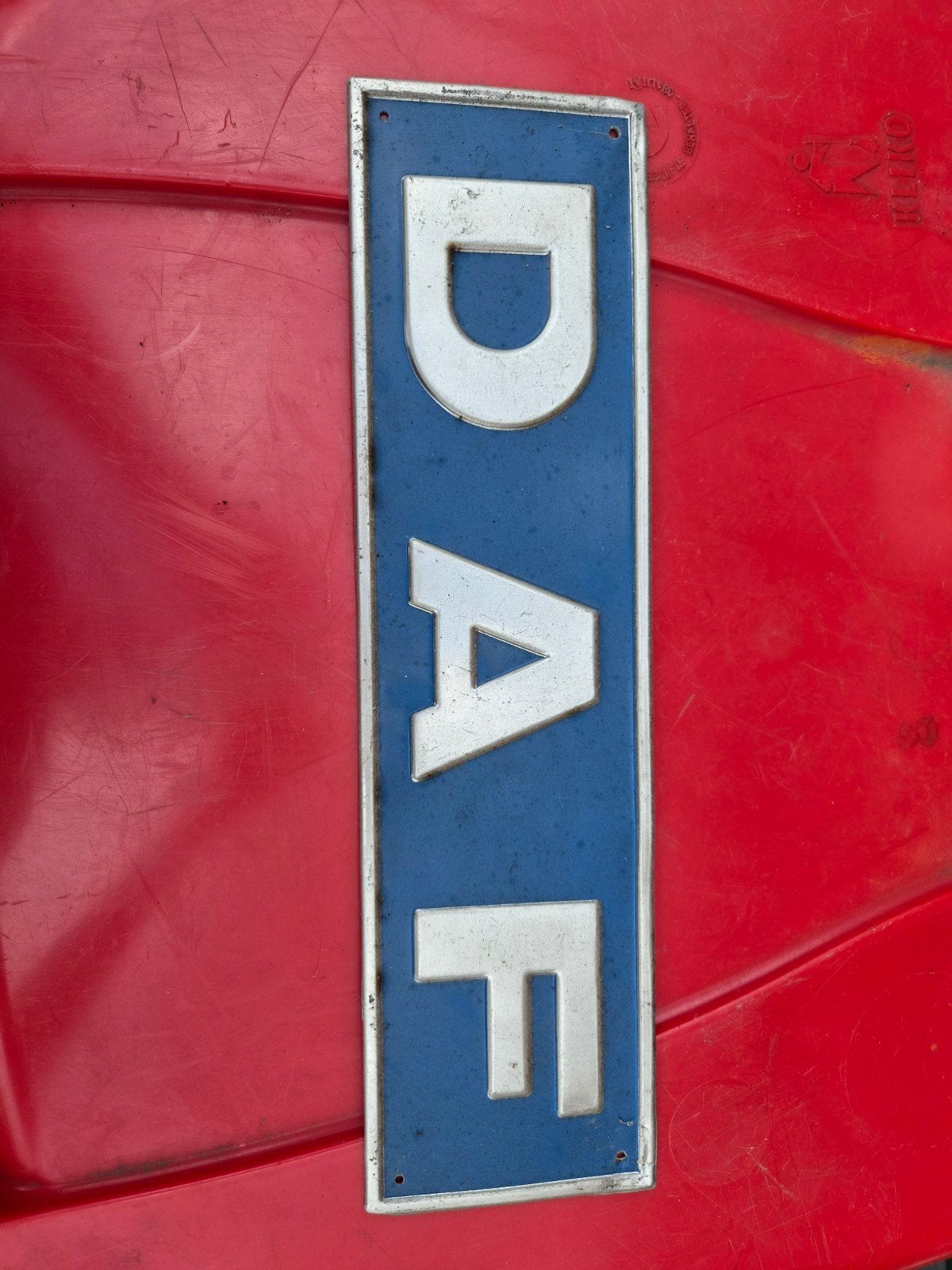 Vintage DAF bord / reclamebord, Ophalen of Verzenden