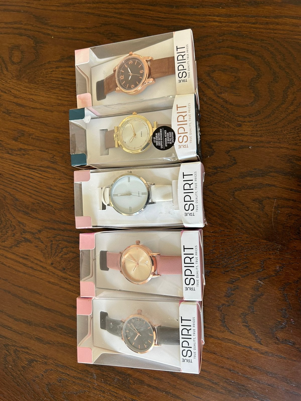 5 nieuwe horloges te koop samen nieuw, Ophalen of Verzenden, Nieuw, Staal, Overige merken