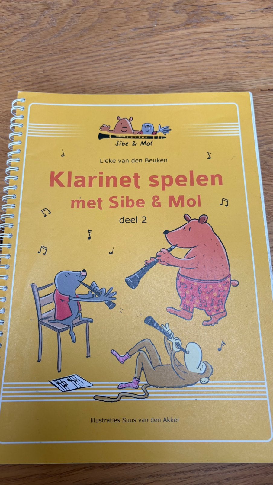 Klarinet lesboek: Klarinet spelen met Siebe & mol deel 2, Muziek en Instrumenten, Bladmuziek, Gebruikt, Overige genres, Les of Cursus