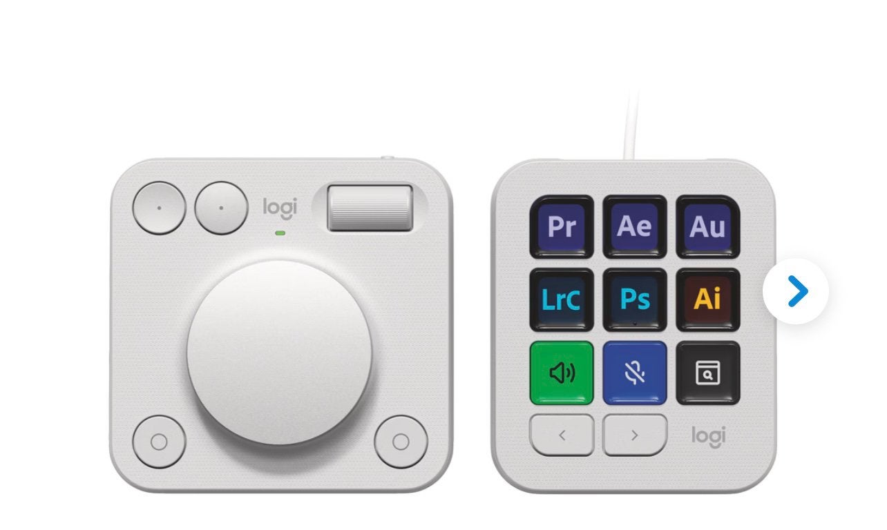 MX CREATIVE CONSOLE - logitech, Overige modellen, Overige groottes, Ophalen of Verzenden, Zo goed als nieuw
