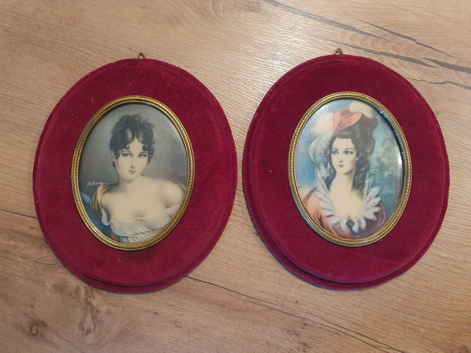 brokante lijstjes met mooie dames, Ophalen of Verzenden