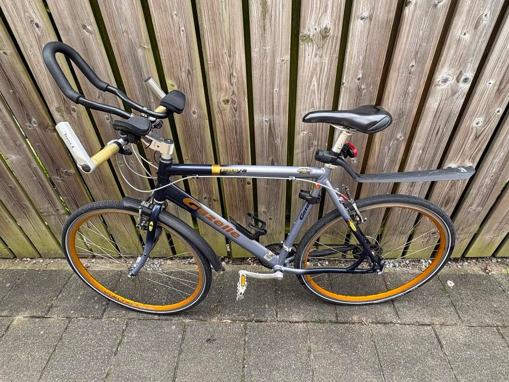 Gazelle Playa Hybride Fiets met oa Fietscomp, Combi Pedalen, Ophalen, Zo goed als nieuw, Gazelle