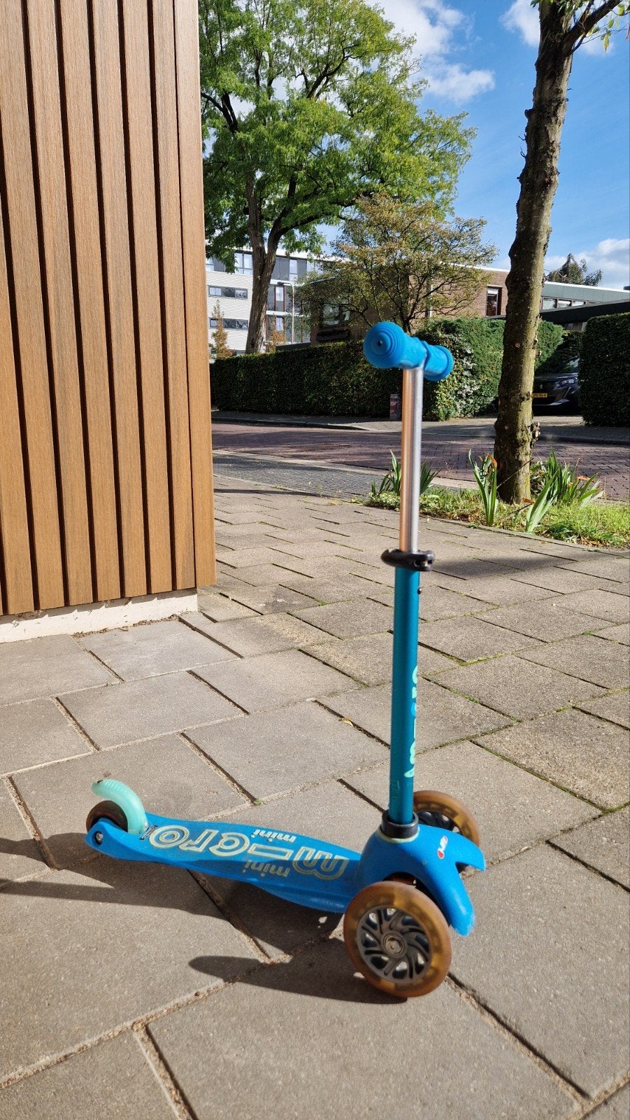 Mini Micro step Deluxe LED blauw, Fietsen en Brommers, Ophalen, Gebruikt, Gewone step, Micro Step Mini