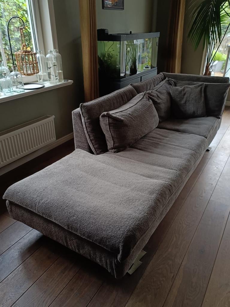 Heerlijke degelijke relax hoekbank in 2 delen!!!, Huis en Inrichting, Ophalen, Gebruikt, 75 tot 100 cm, Stof