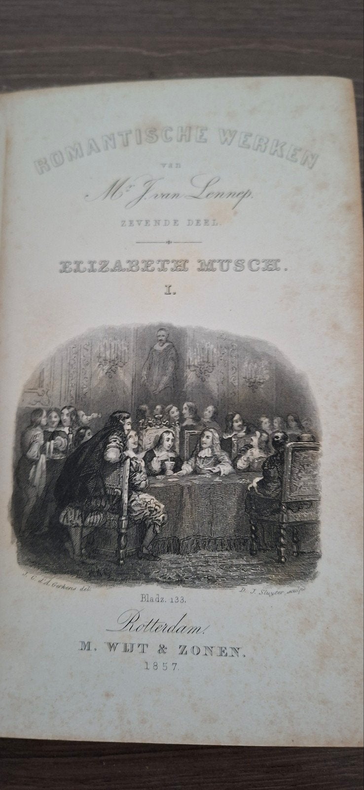 Elizabeth Musch, deel 1+2 - Jacob van Lennep 1857, Ophalen of Verzenden, Jacob van Lennep