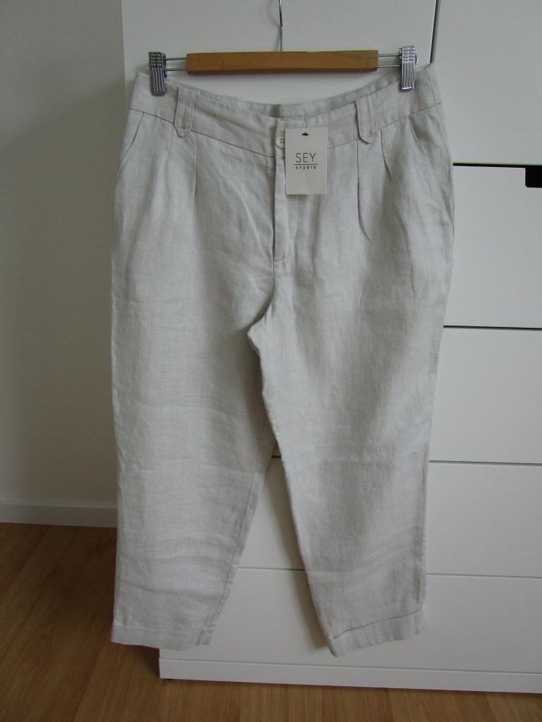 Sey Studio - Nieuwe linnen broek maat 38, Maat 38/40 (M), Sey Studio, Nieuw, Ophalen of Verzenden