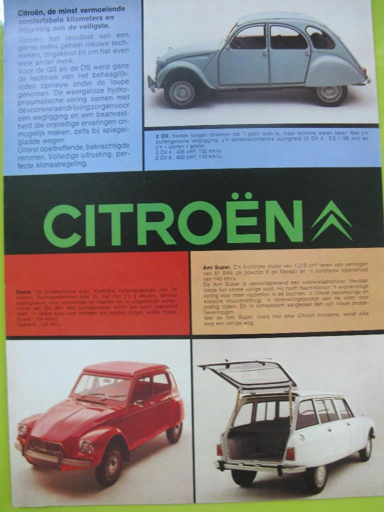 Citroen verzamelfolder, Ophalen of Verzenden, Zo goed als nieuw, Citroën
