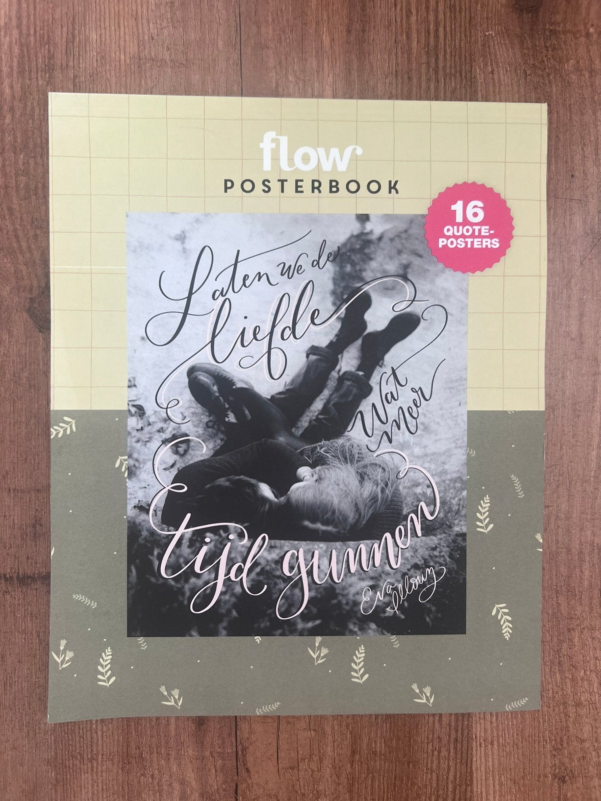 Flow Posterboek - 16 Quote-Posters, Ophalen of Verzenden, Nieuw, A4 of kleiner, Rechthoekig Staand