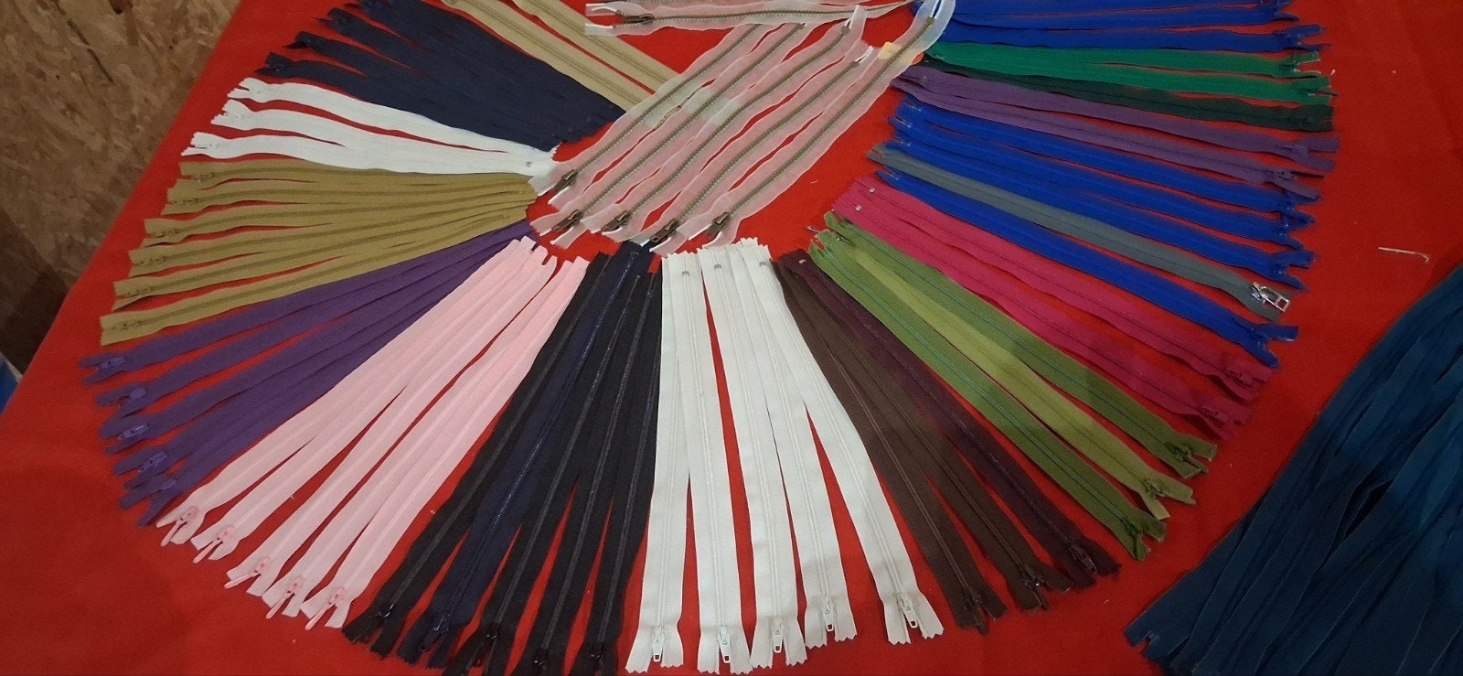 mooie partij langere nylon ritsen, Ophalen of Verzenden, Nieuw, Rits of Sluiting
