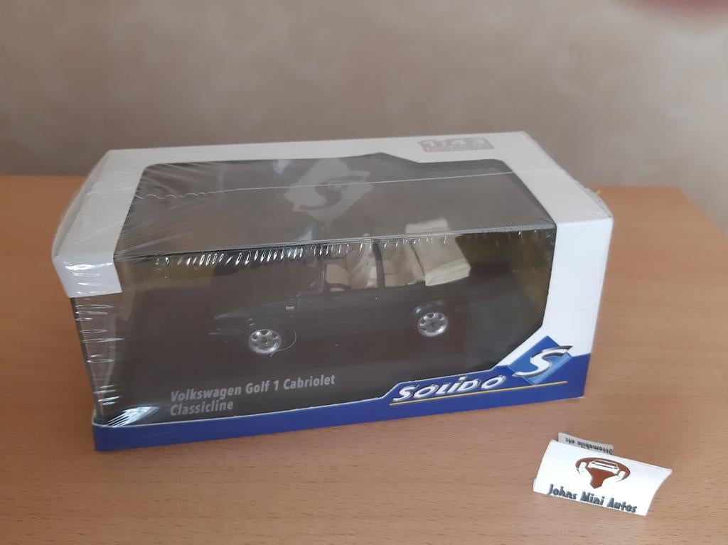 Volkswagen Golf I Cabriolet Classic Line 1992 groen in 1:43, Solido, Auto, Solido, Nieuw