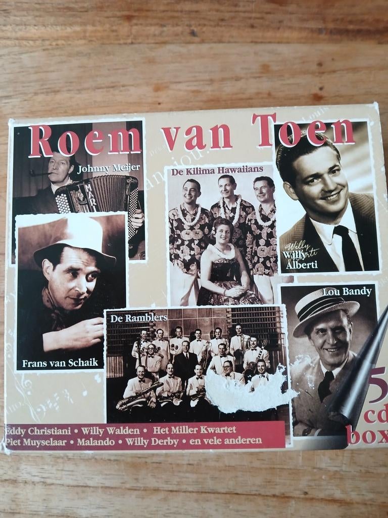 Roem van Toen - 5 CD Boxset met Nederlandse Klassiekers, Cd's en Dvd's, Cd's | Verzamelalbums, Zo goed als nieuw, Nederlandstalig