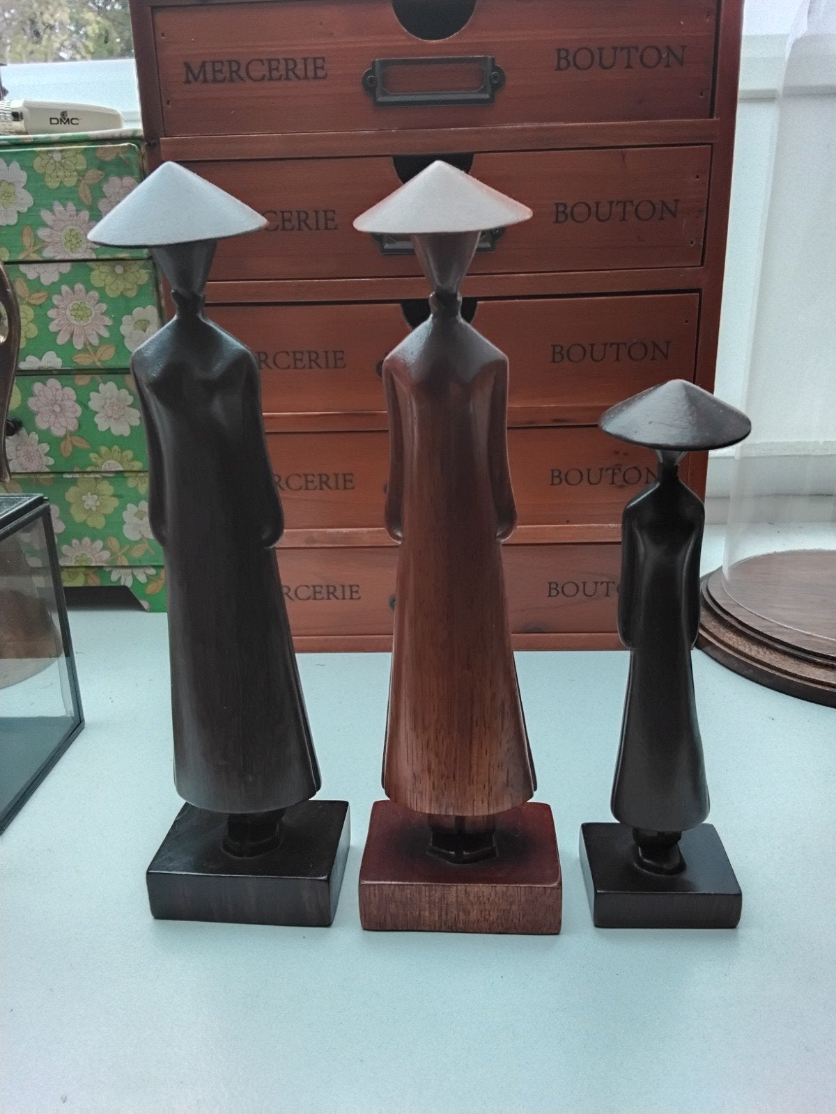 mooie houten Chineese poppen, Ophalen of Verzenden