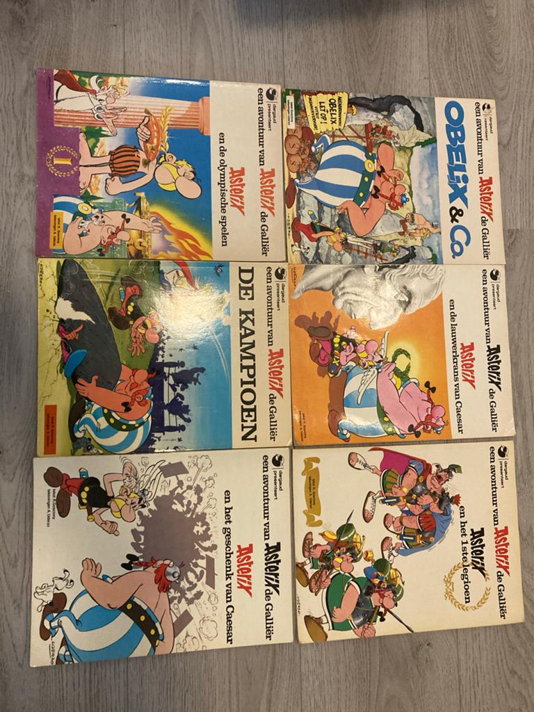 Grote verzameling Asterix stripboeken, Ophalen, Gelezen