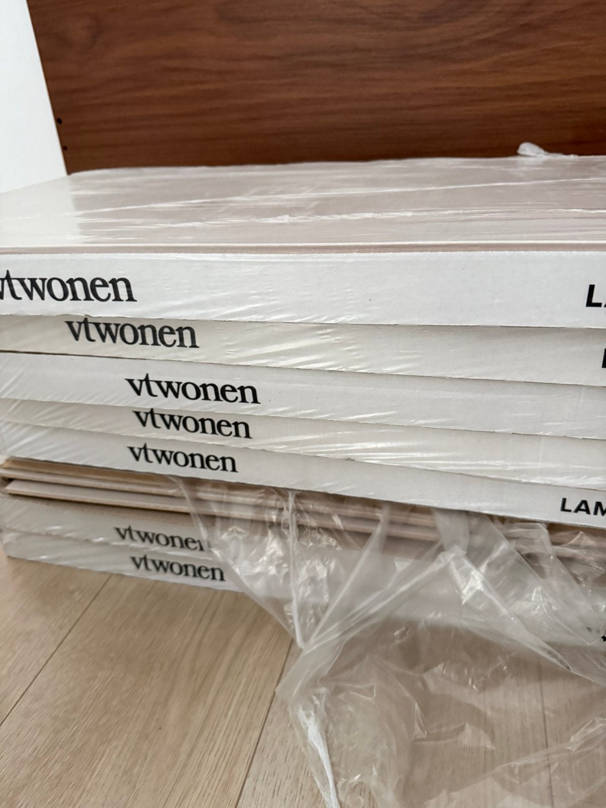 Laninaat vt wonen beige, Ophalen, 50 tot 150 cm, Zo goed als nieuw, 10 tot 30 cm