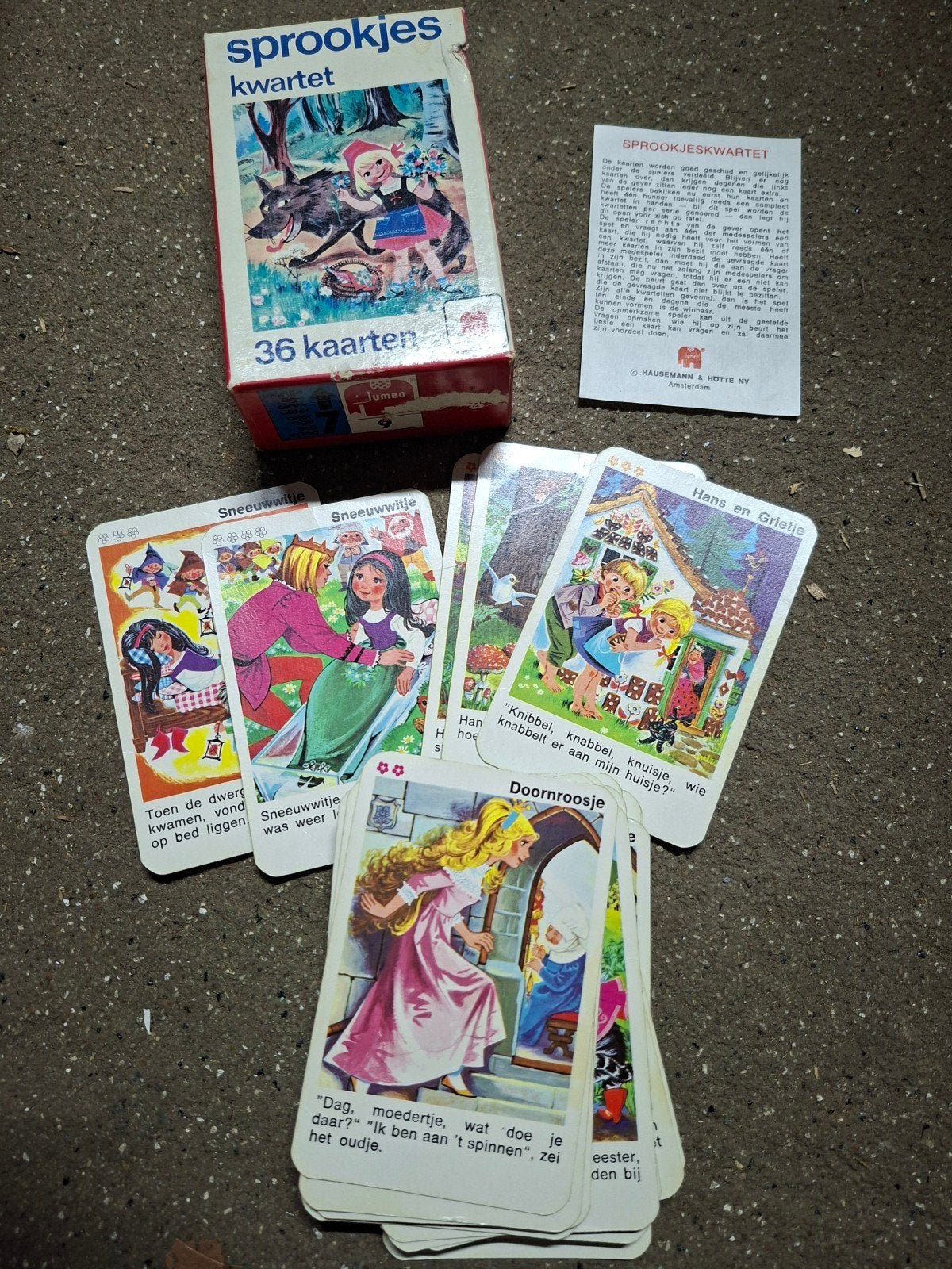 Vintage sprookjes kwartet, Ophalen of Verzenden, Gebruikt, Kwartet(ten)
