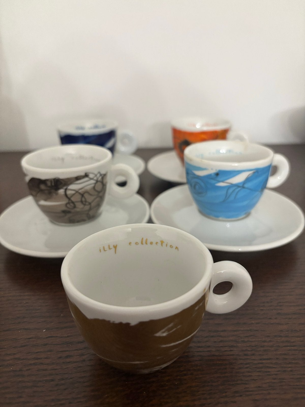 Illy Collection Espresso Kopjes - Diverse Designs, Ophalen of Verzenden, Zo goed als nieuw, Kop(pen) en/of Schotel(s), Porselein
