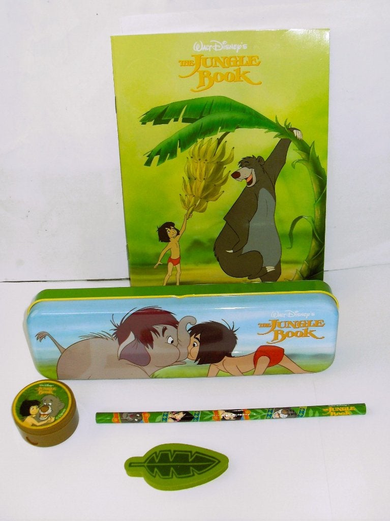 Disney Jungle Boek School Set Jungle Book Mowgli, Ophalen of Verzenden, Zo goed als nieuw