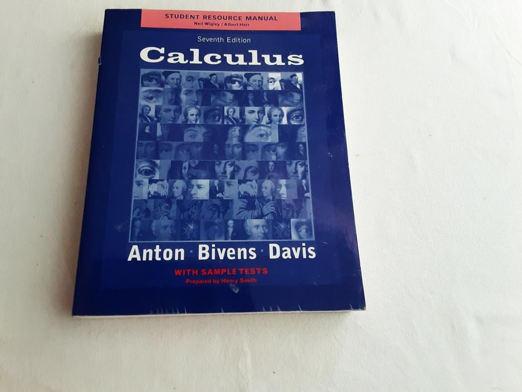 Calculus Student Resource Manual by Anton,Bivens 7th Edition, Ophalen of Verzenden, Beta, WO