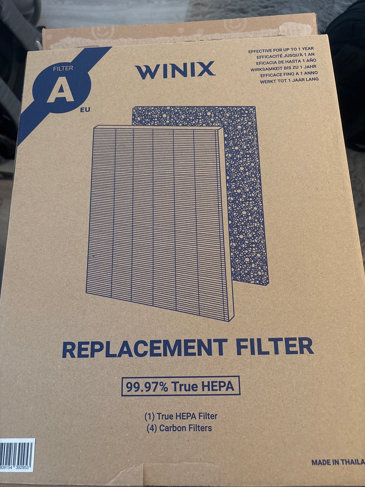 Winix Filter A - Vervangingsfilter (HEPA & Koolstof), Ophalen, Nieuw