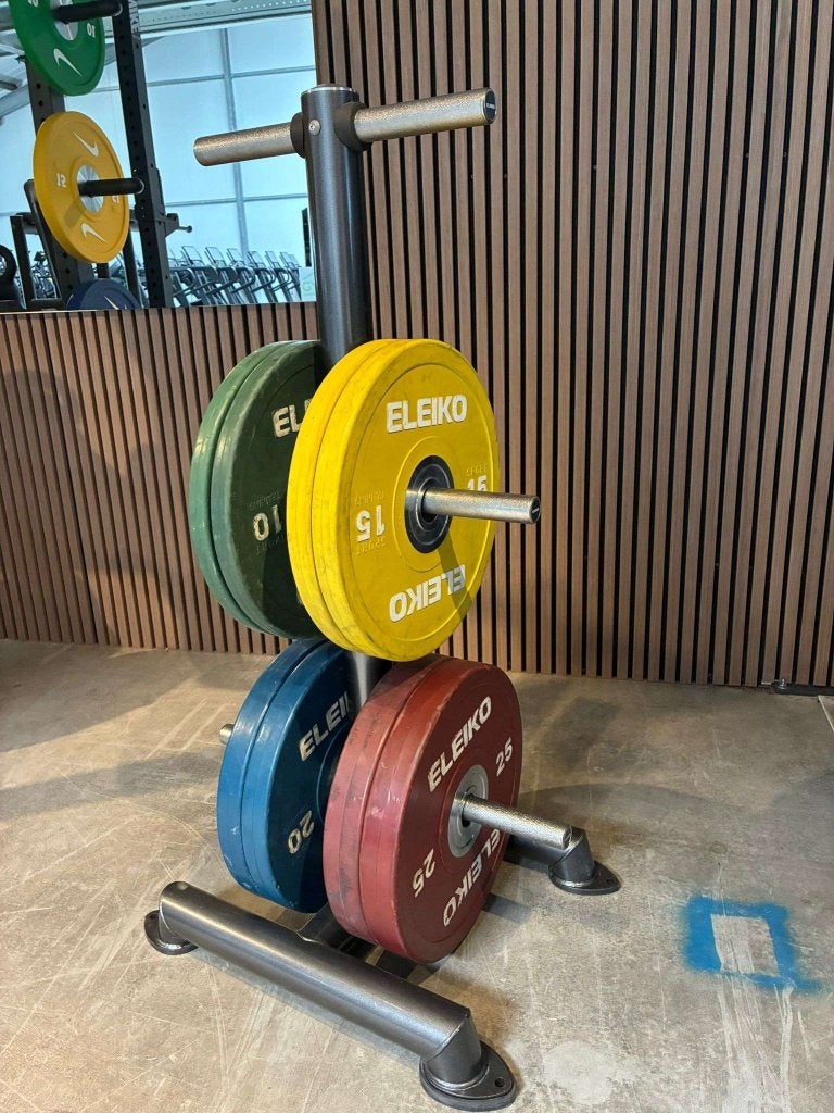 Eleiko Plate Tree incl Plates, Sport en Fitness, Fitnessmaterialen, Gebruikt, Overige typen, Niet ingevuld, Niet ingevuld