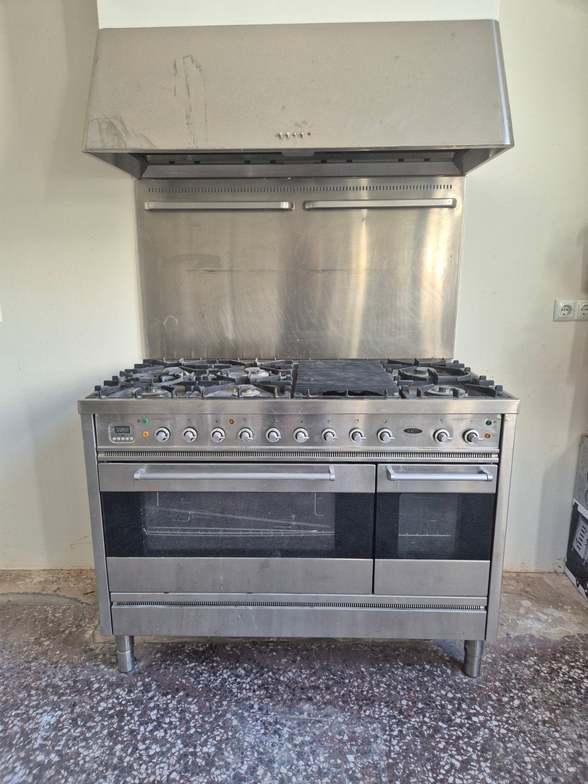 Boretti Gasfornuis 120 cm met 2 Elektrische Ovens, Ophalen, Gebruikt, 60 cm of meer, Gas