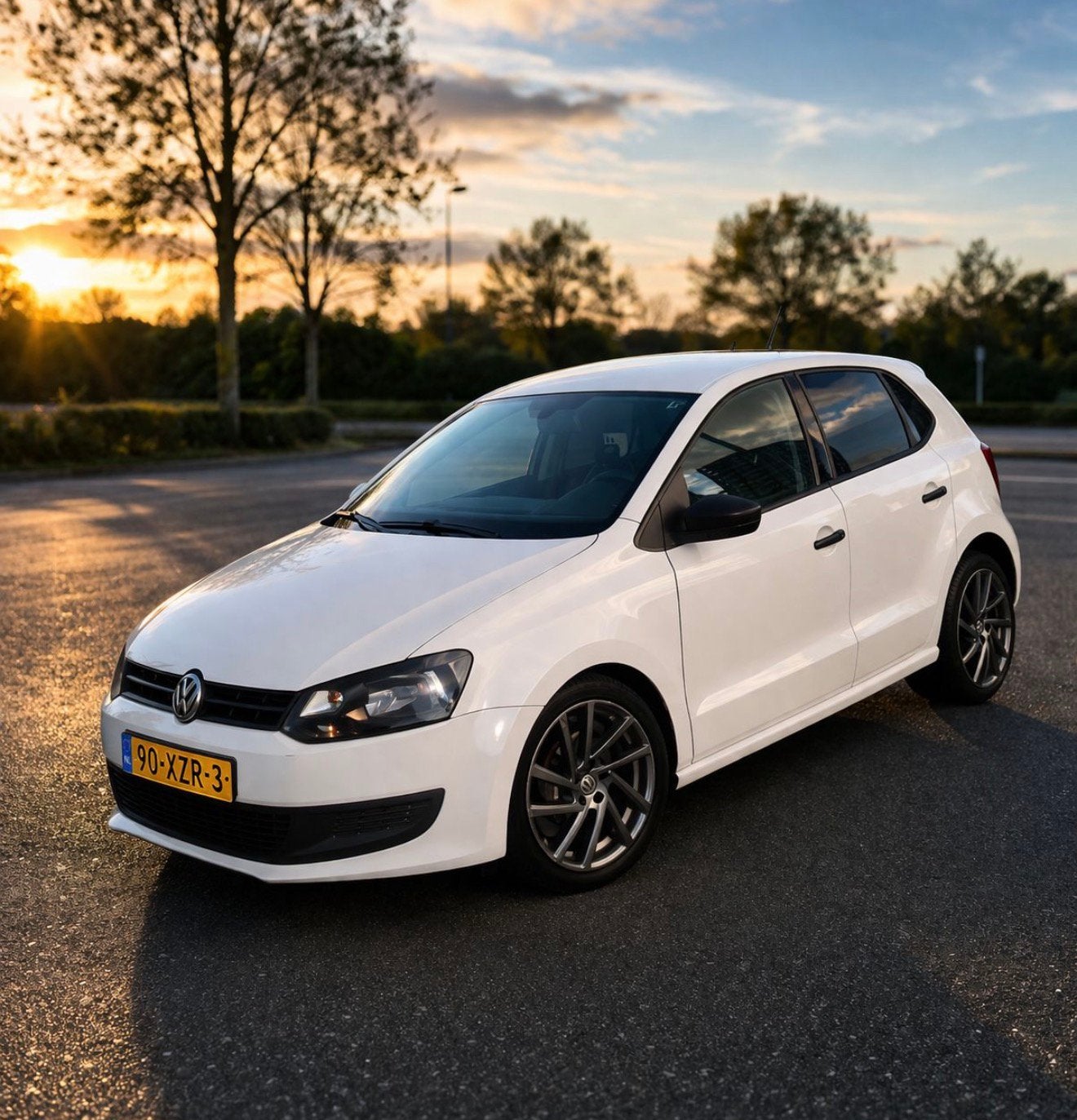 Volkswagen Polo 1.2 TSI 66KW 2012 Wit, Voorwielaandrijving, 40 €/maand, 4 cilinders, Wit