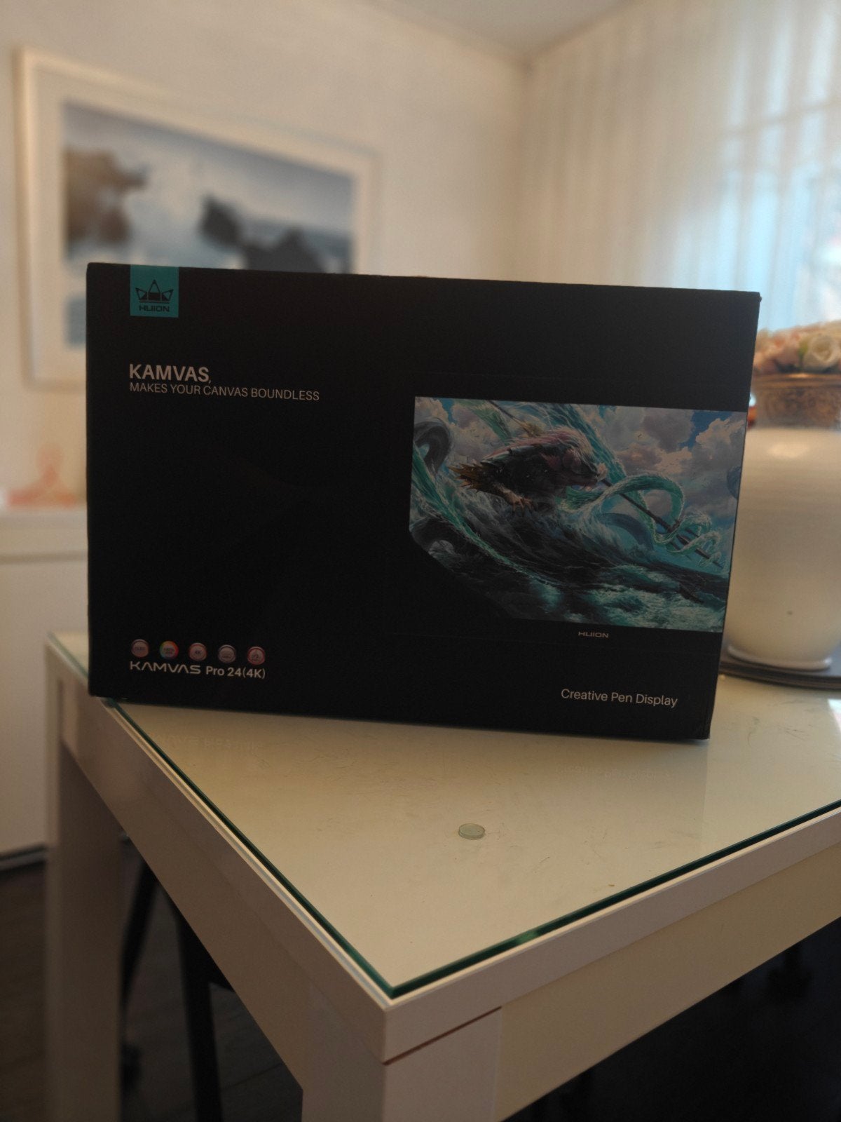 NIEUW: Huion Kamvas Pro 24 (4K) Creative Pen Display – Seal, Computers en Software, Tekentablets, Nieuw, Ophalen of Verzenden
