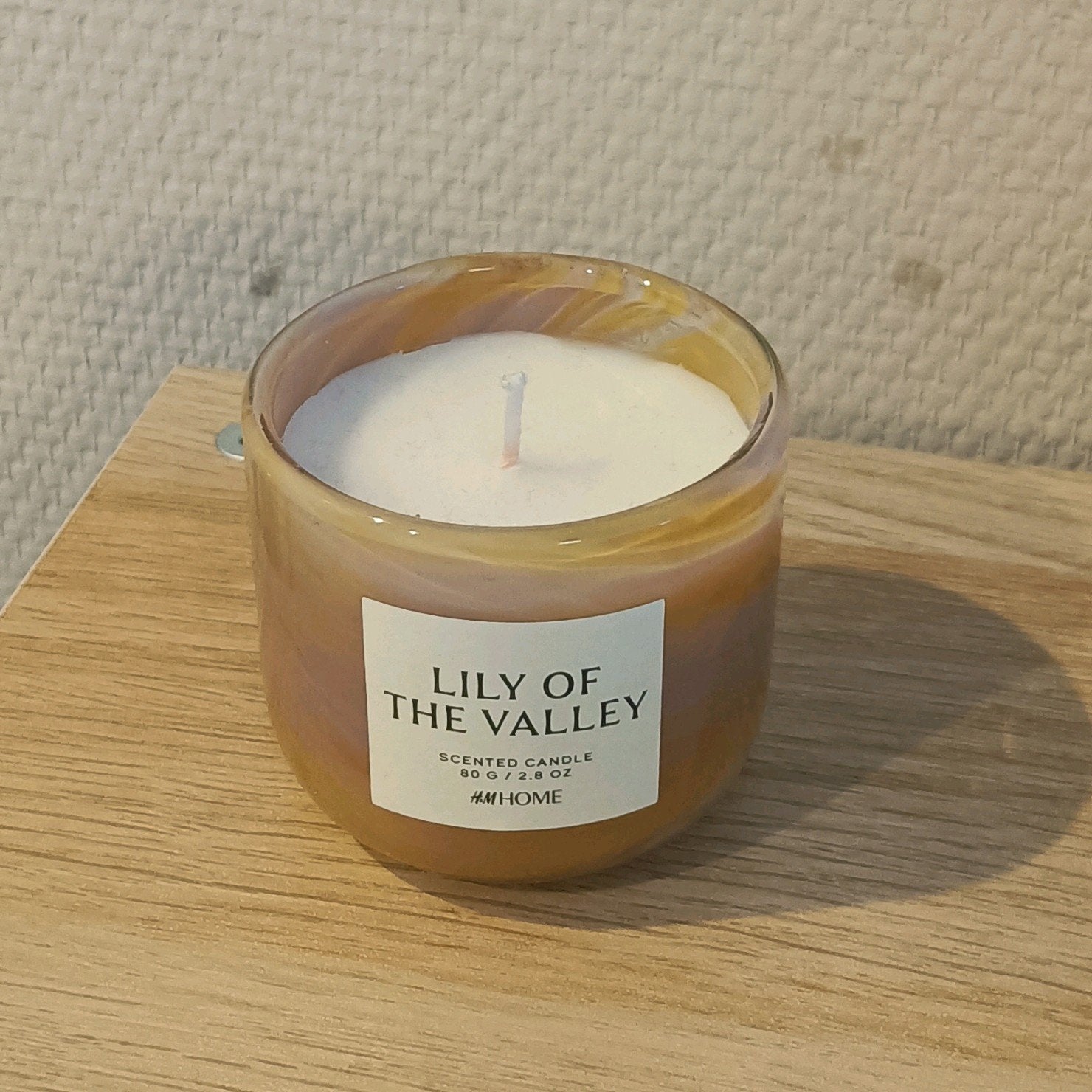 lily of the valley kaars h&m home 6 cm, Ophalen of Verzenden, Kaars