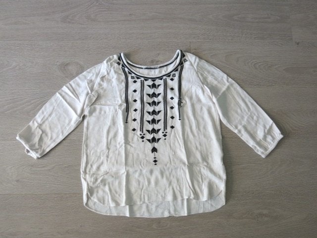 10 FEET creme blouse maat L, Kleding | Dames, Blouses en Tunieken, Zo goed als nieuw, Maat 38/40 (M), Beige, Ophalen of Verzenden
