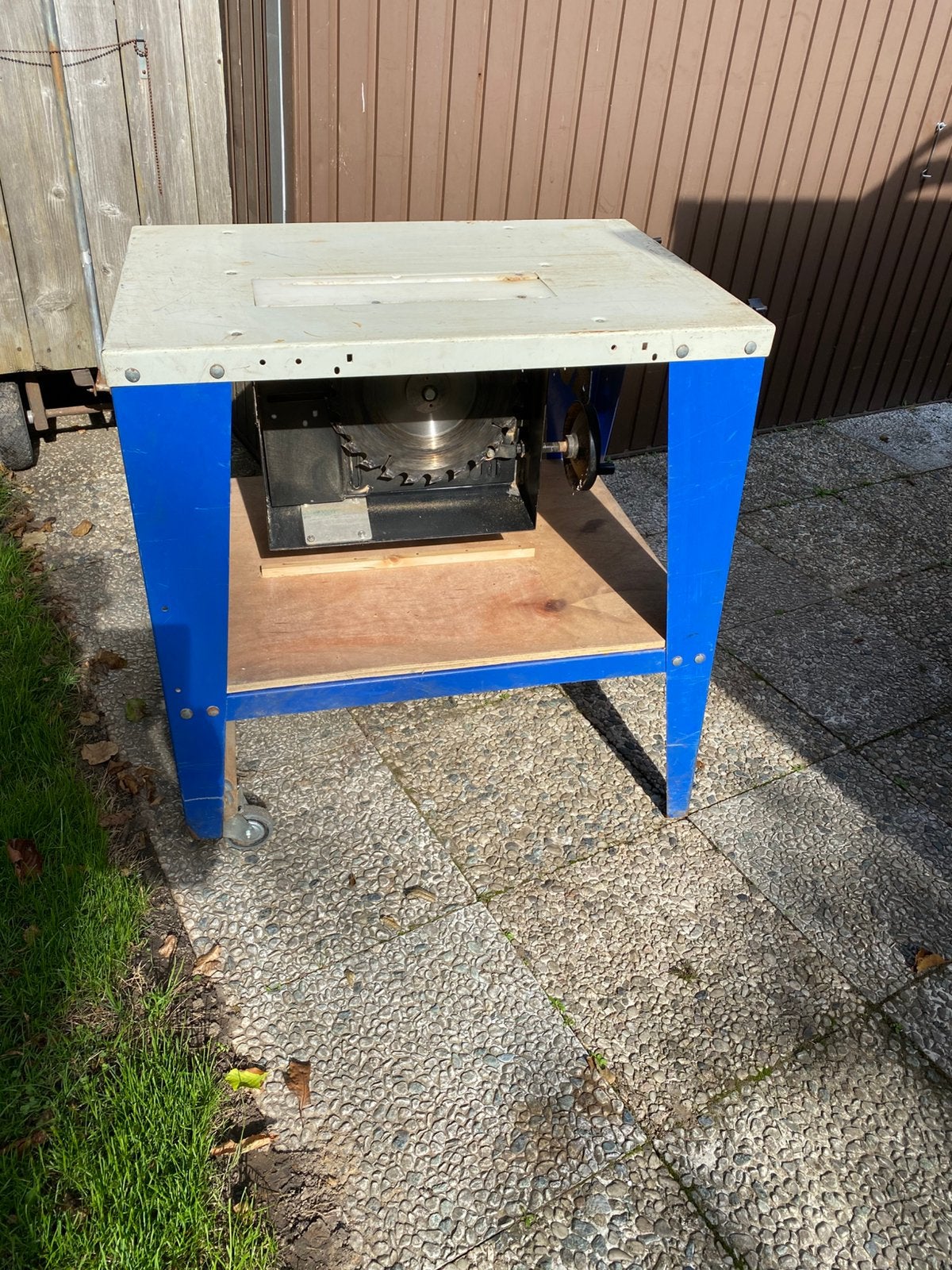 Zaagtafel 220 volt, Ophalen, Gebruikt