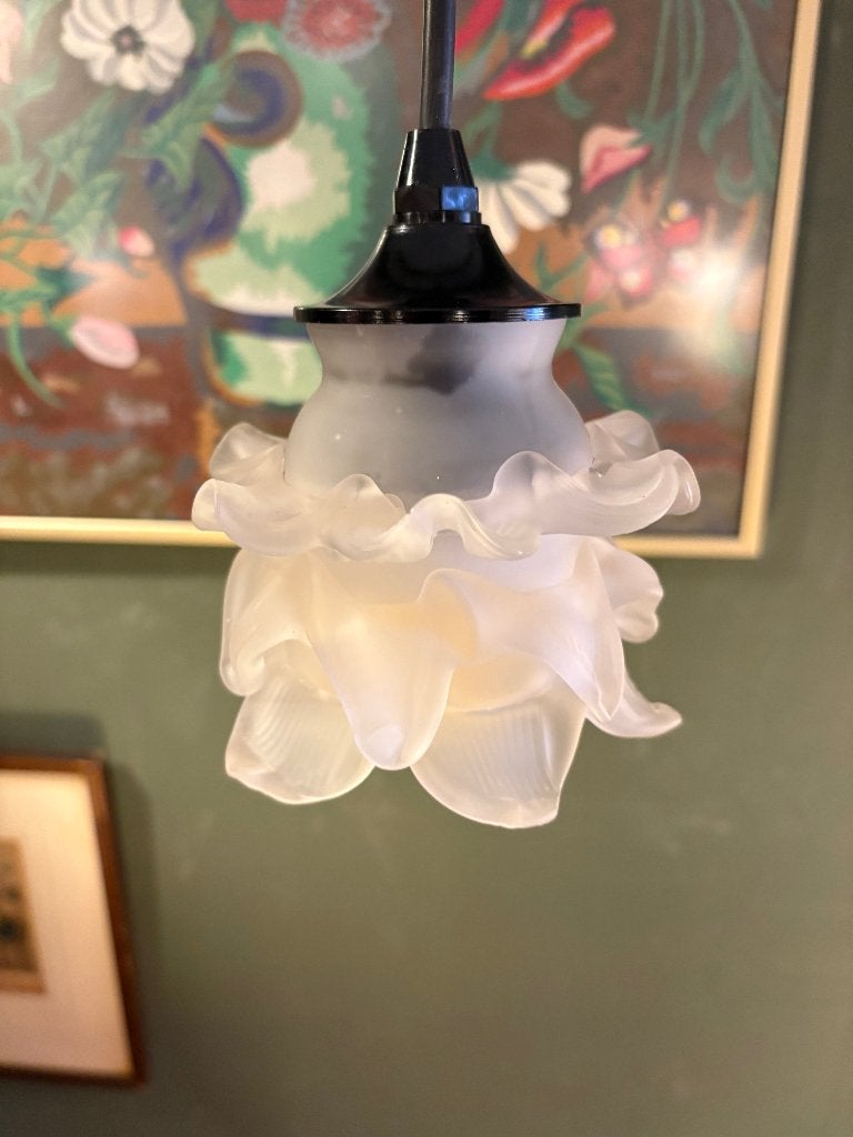 Prachtig Antiek Art-Deco Hanglampje., Antiek en Kunst, Ophalen of Verzenden