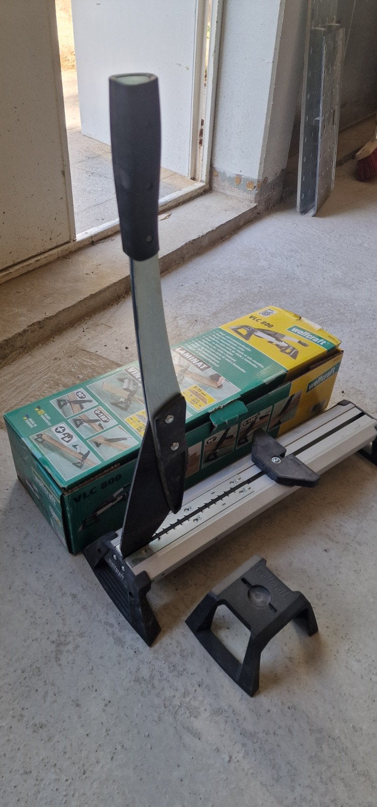 Wolfcraft VLC 800 laminaatsnijder - zo goed als nieuw, Doe-het-zelf en Verbouw, Gereedschap | Handgereedschap, Ophalen, Zo goed als nieuw