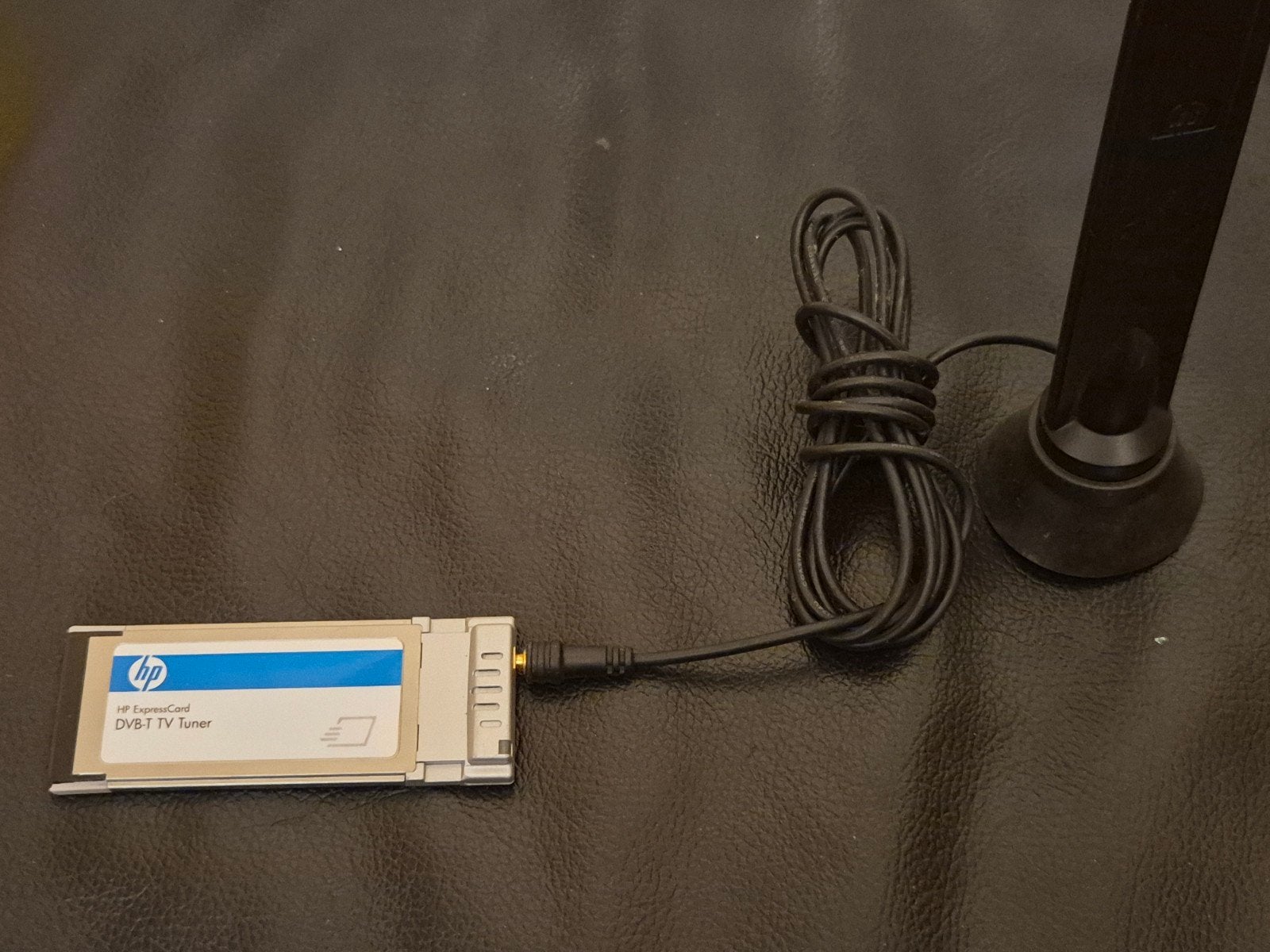 HP ExpressCard DVB-T TV Tuner met antenne, Ophalen of Verzenden, Gebruikt, Decoder