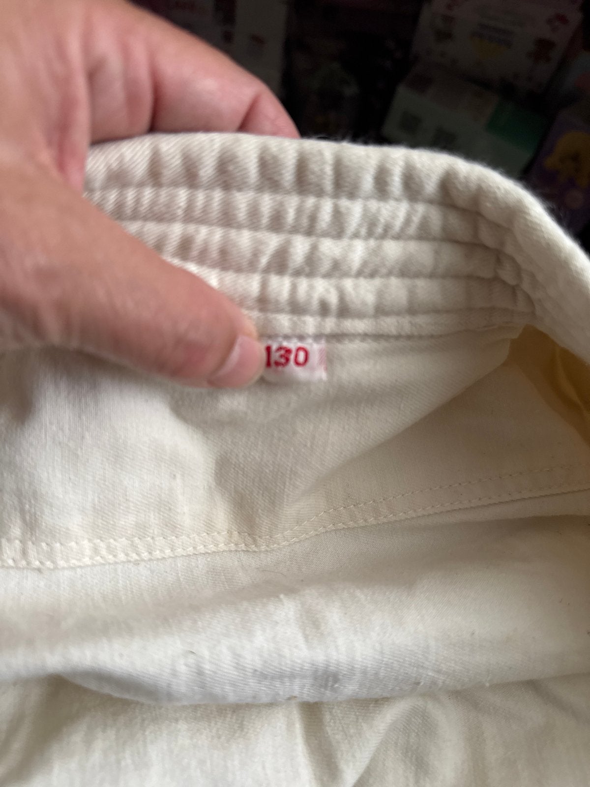 Judo/Karate pak maat 130, Ophalen of Verzenden, Gebruikt, Judo, Vechtsportpak