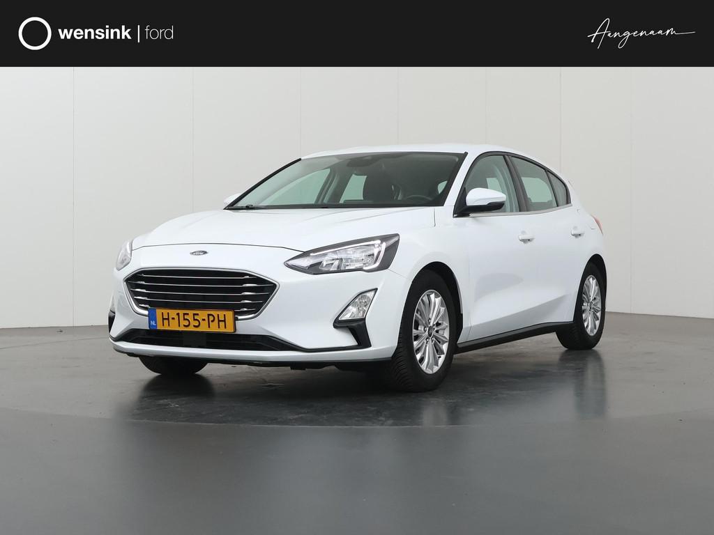 Ford Focus 1.0 EcoBoost Titanium Business | Navigatie | Clim, Gebruikt, Euro 6, Wit, Origineel Nederlands