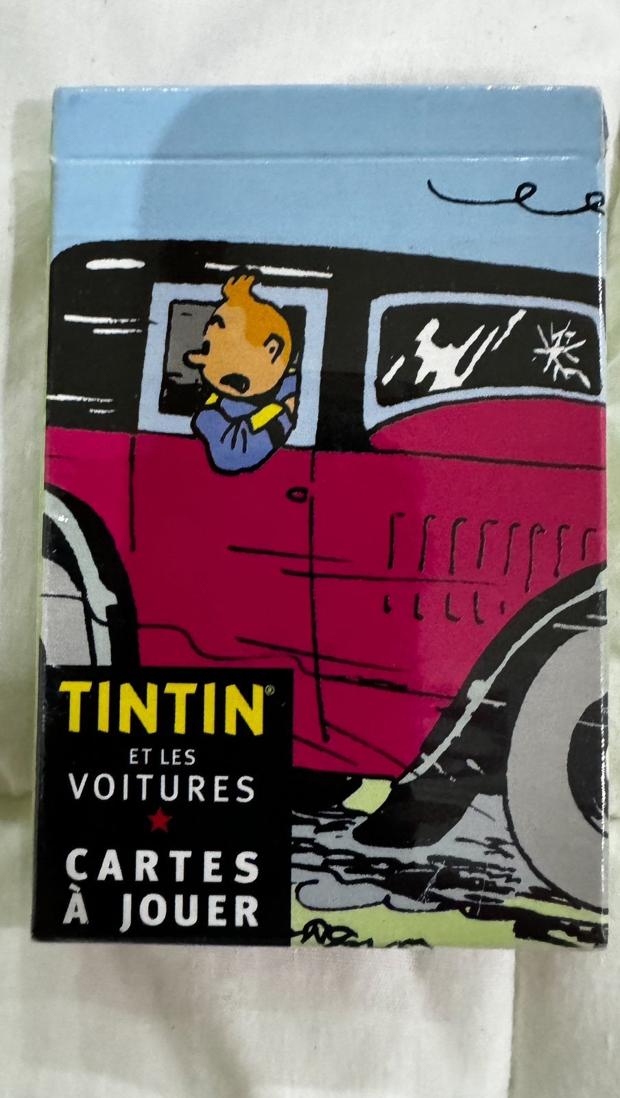 Kuifje en de auto s. Kaartspel, Verzamelen, Ophalen of Verzenden, Kuifje, Zo goed als nieuw