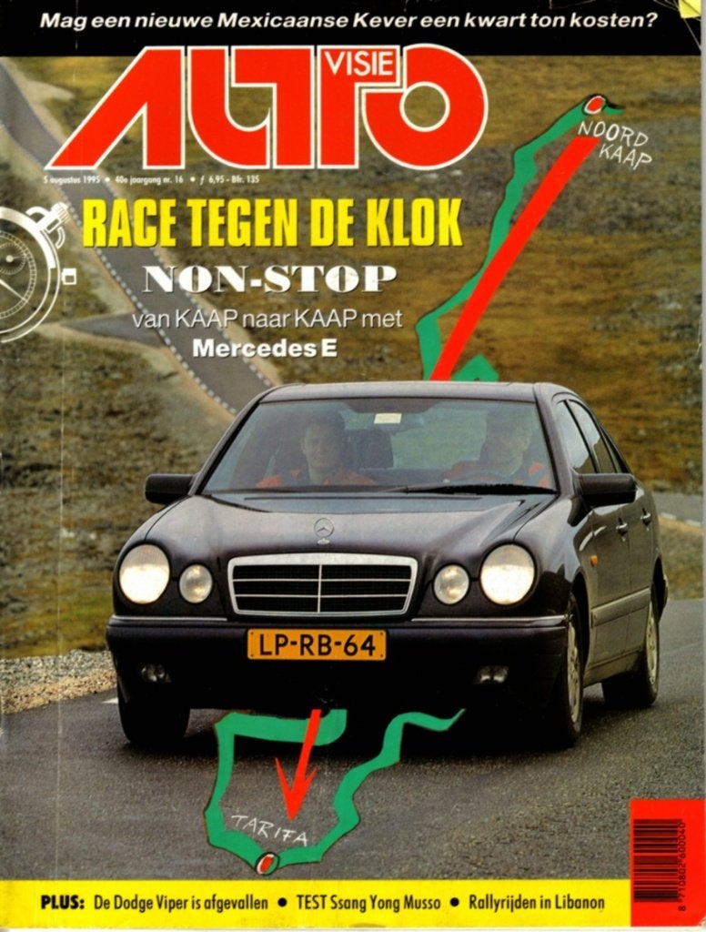 Autovisie test Ssang Yong Musso 2.9 ELX Augustus 1995, Boeken, Auto's | Folders en Tijdschriften, Ophalen of Verzenden, Gelezen