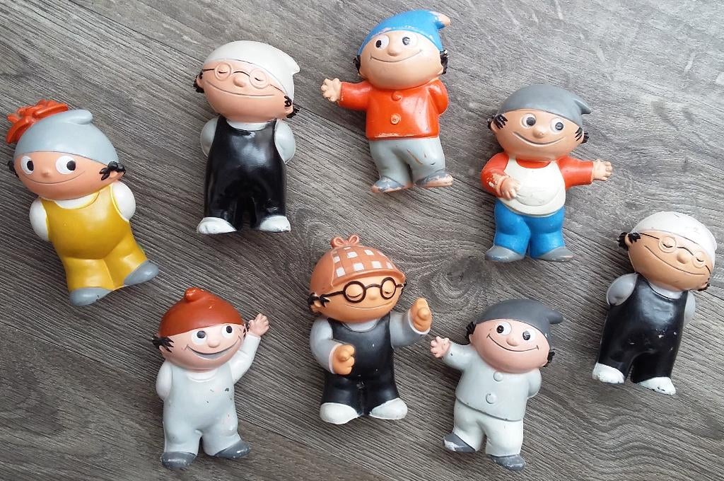Om 1965 - 1975 Mainzelmännchen ZDF Reclame Figuren Figuur, Verzamelen, Gebruikt, Ophalen of Verzenden, Nvt., Nvt.