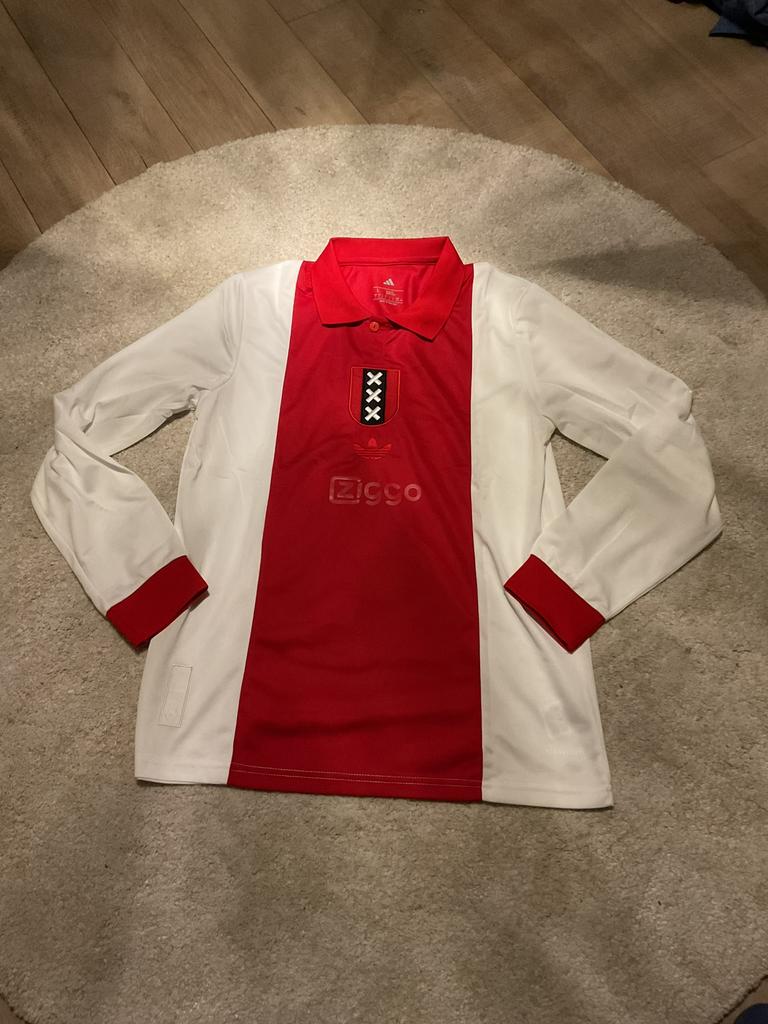 Ajax Amsterdam 125 jarig jubileum shirt maat L, Maat L, Ophalen of Verzenden, Zo goed als nieuw, Shirt
